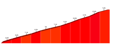 gradient profile for Allen Clark